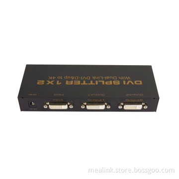 Dual Link 1X2 DVI Splitter (4K, DVI-D DVI)